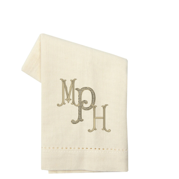 Solid Color Hemstitch Finished Tea Towels