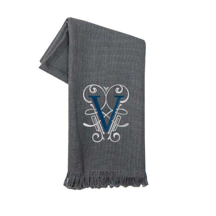 Solid Color Fringe Slubbed Weave Tea Towels
