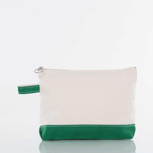 Custom Embroidered Canvas Makeup Bag