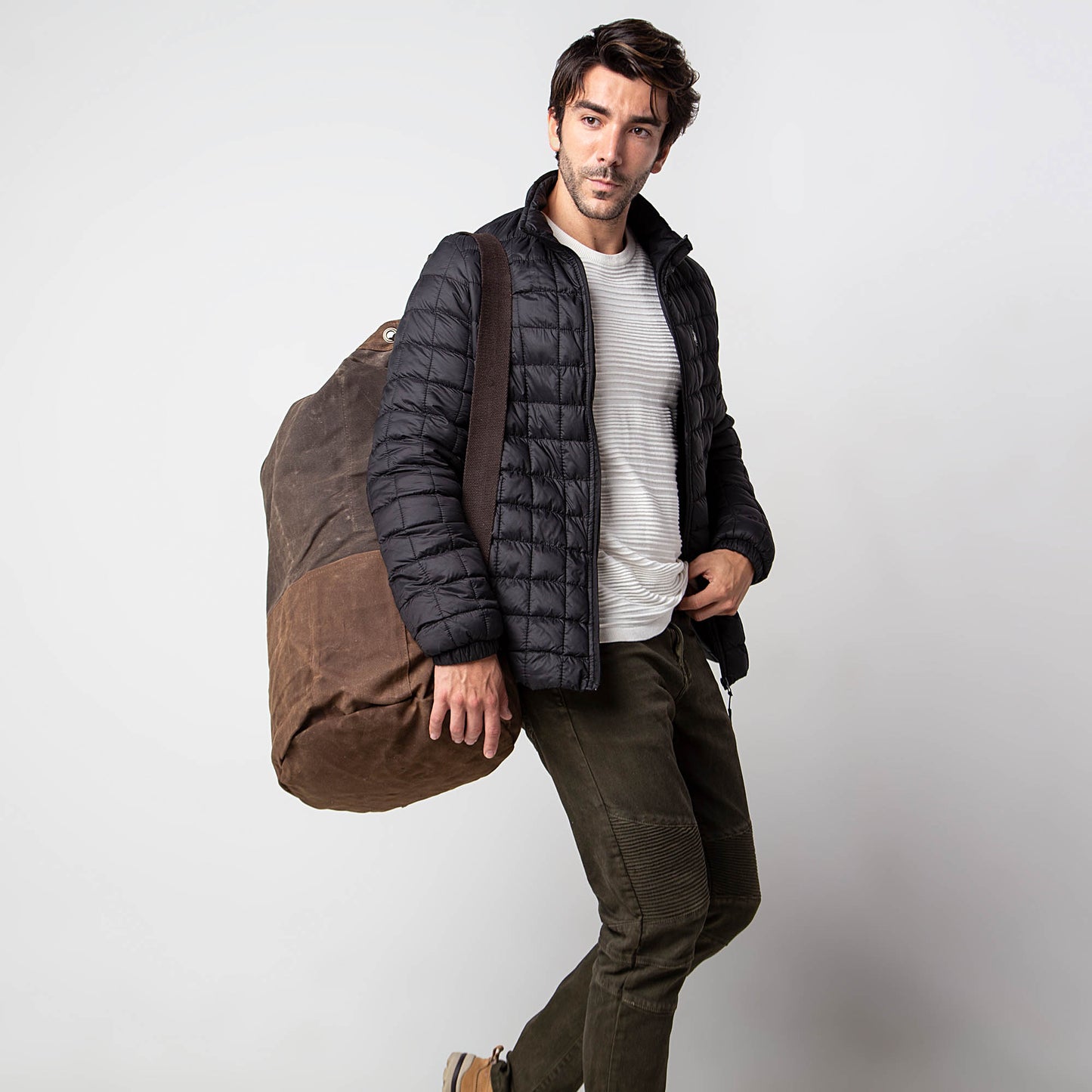 Waxed Laundry Duffel