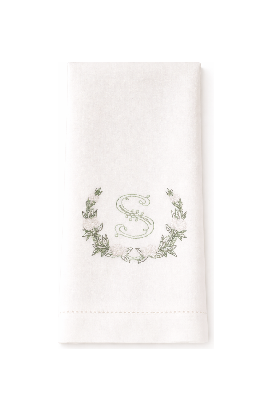 Solid Color Hemstitch Finished Tea Towels