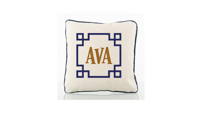 Modern Canvas Accent Pillow Cover 12" X 12"