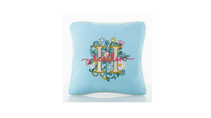 Modern Canvas Accent Pillow Cover 12" X 12"