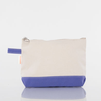 Custom Embroidered Canvas Makeup Bag