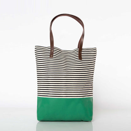 Stripes Dipped Tote