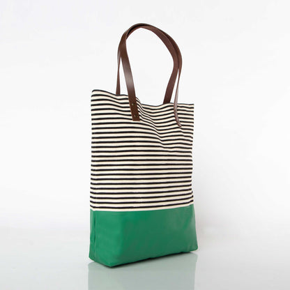 Stripes Dipped Tote