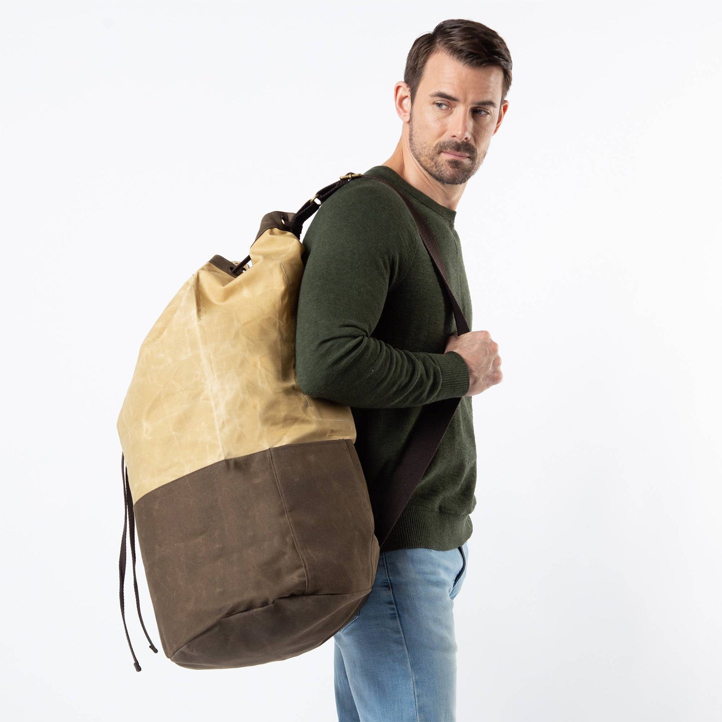 Waxed Laundry Duffel