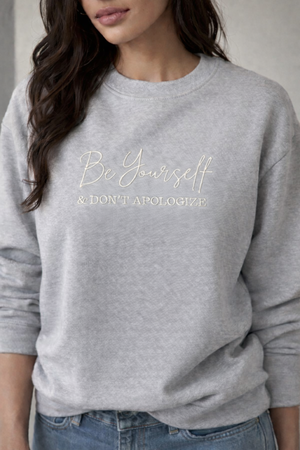 Be Yourself & Don't Apologize - Gildan Softstyle Adult Crewneck Sweatshirt