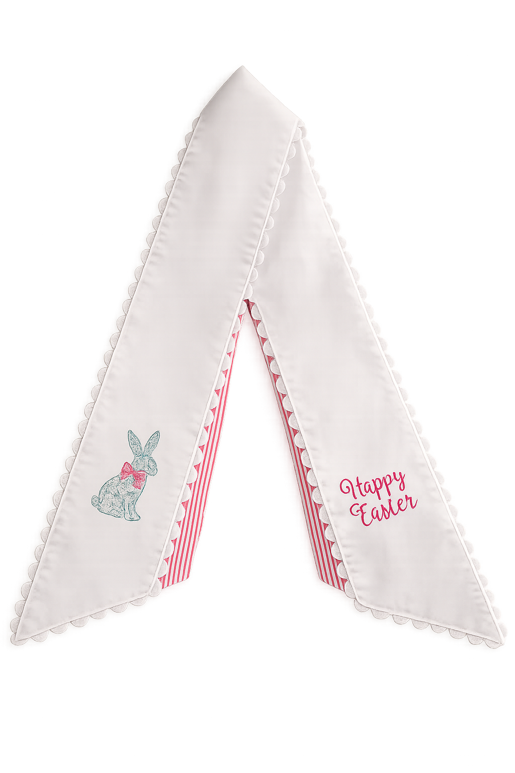 Happy Easter Bunny Wreath Sash
