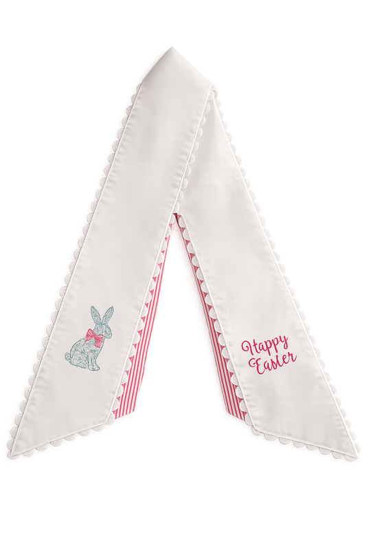 Happy Easter Bunny Wreath Sash
