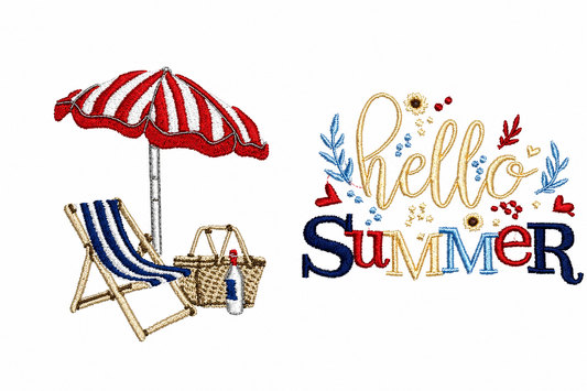 Hello Summer Wreath Sash