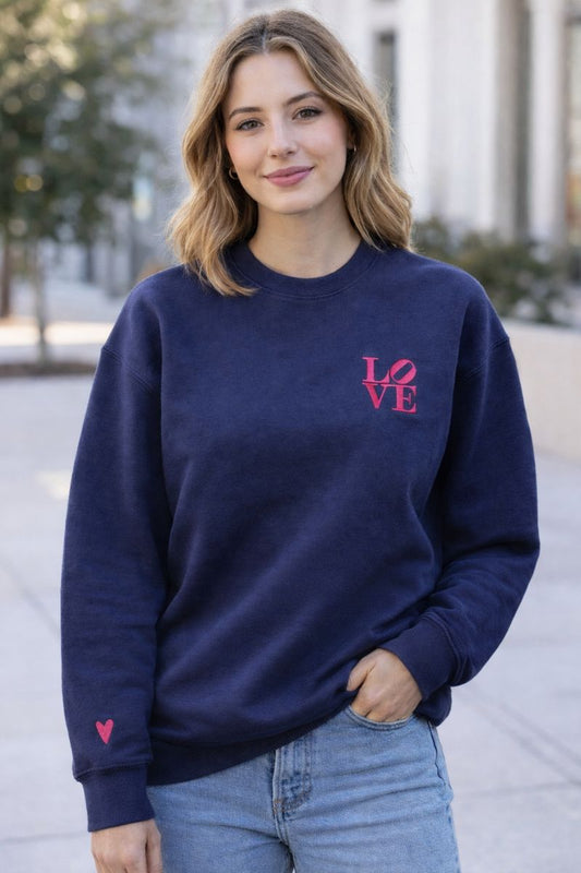 Love - Gildan Softstyle Adult Crewneck Sweatshirt