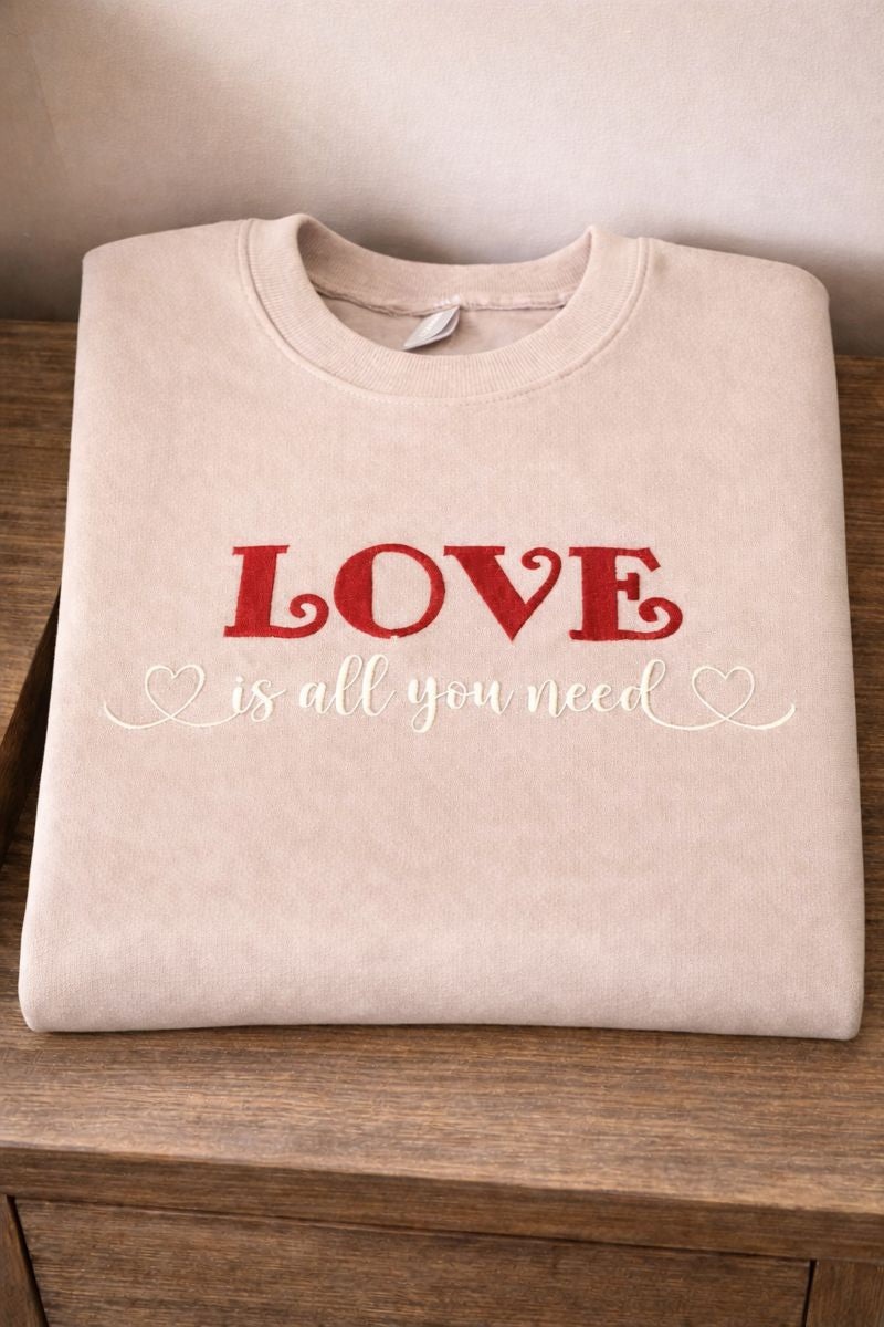 Love Is All You Need - Gildan Softstyle Adult Crewneck Sweatshirt
