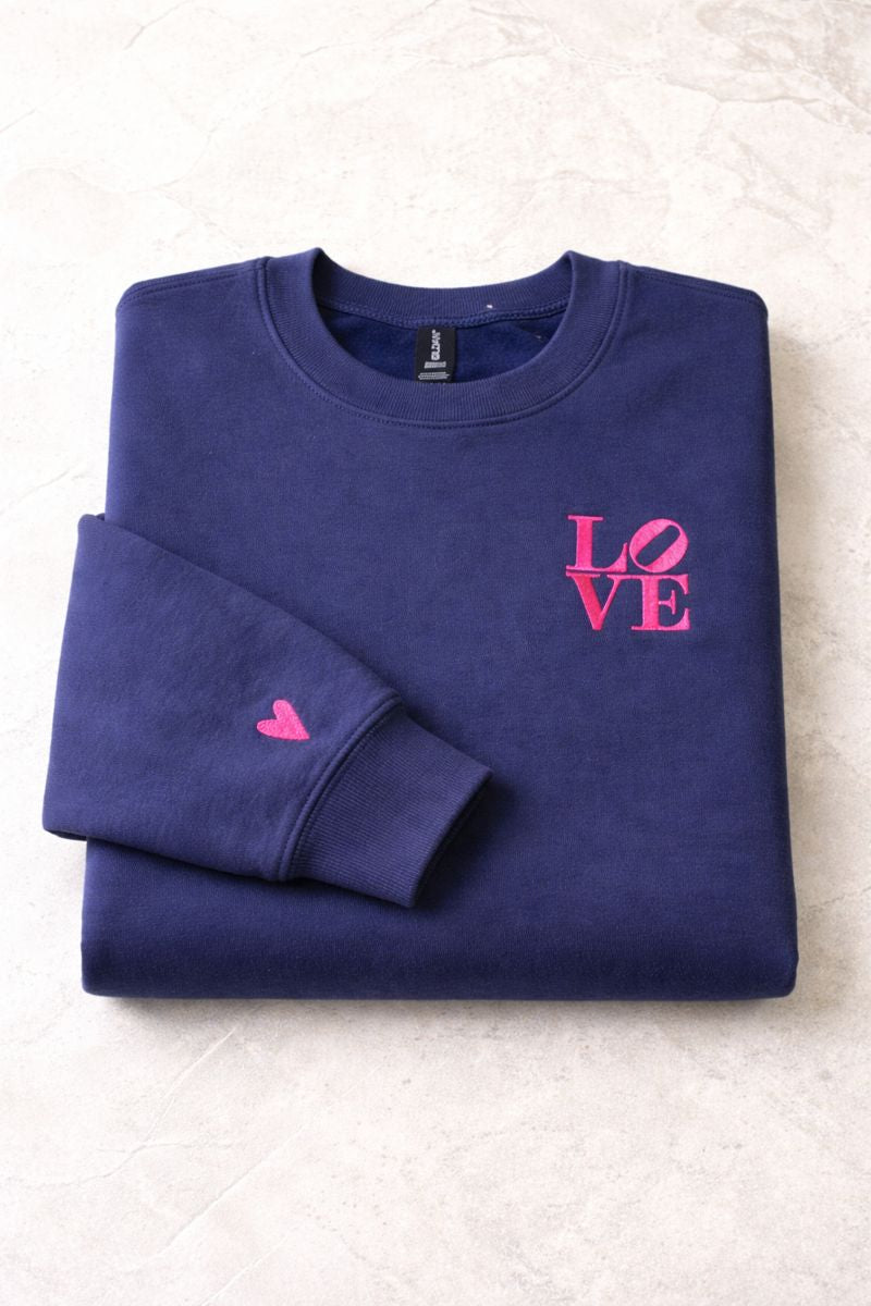 Love - Gildan Softstyle Adult Crewneck Sweatshirt