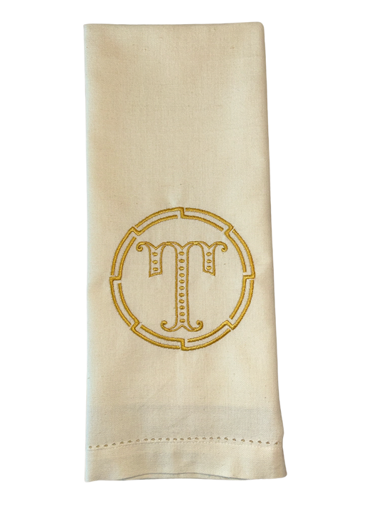 Solid Color Hemstitch Finished Tea Towels