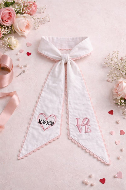 Valentines Day Wreath Sash