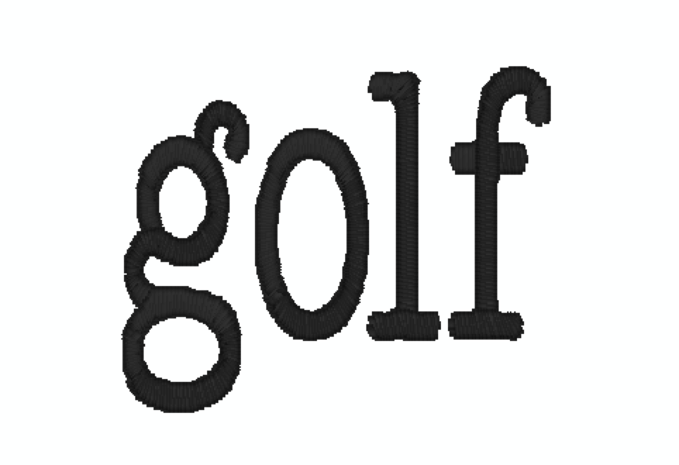 golf - typewriter