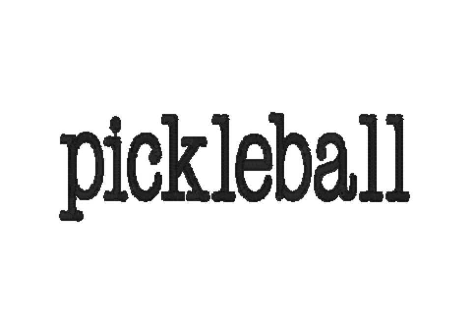 pickleball - typewriter
