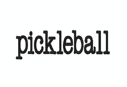 pickleball - typewriter