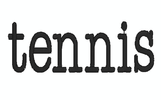 tennis - typewriter