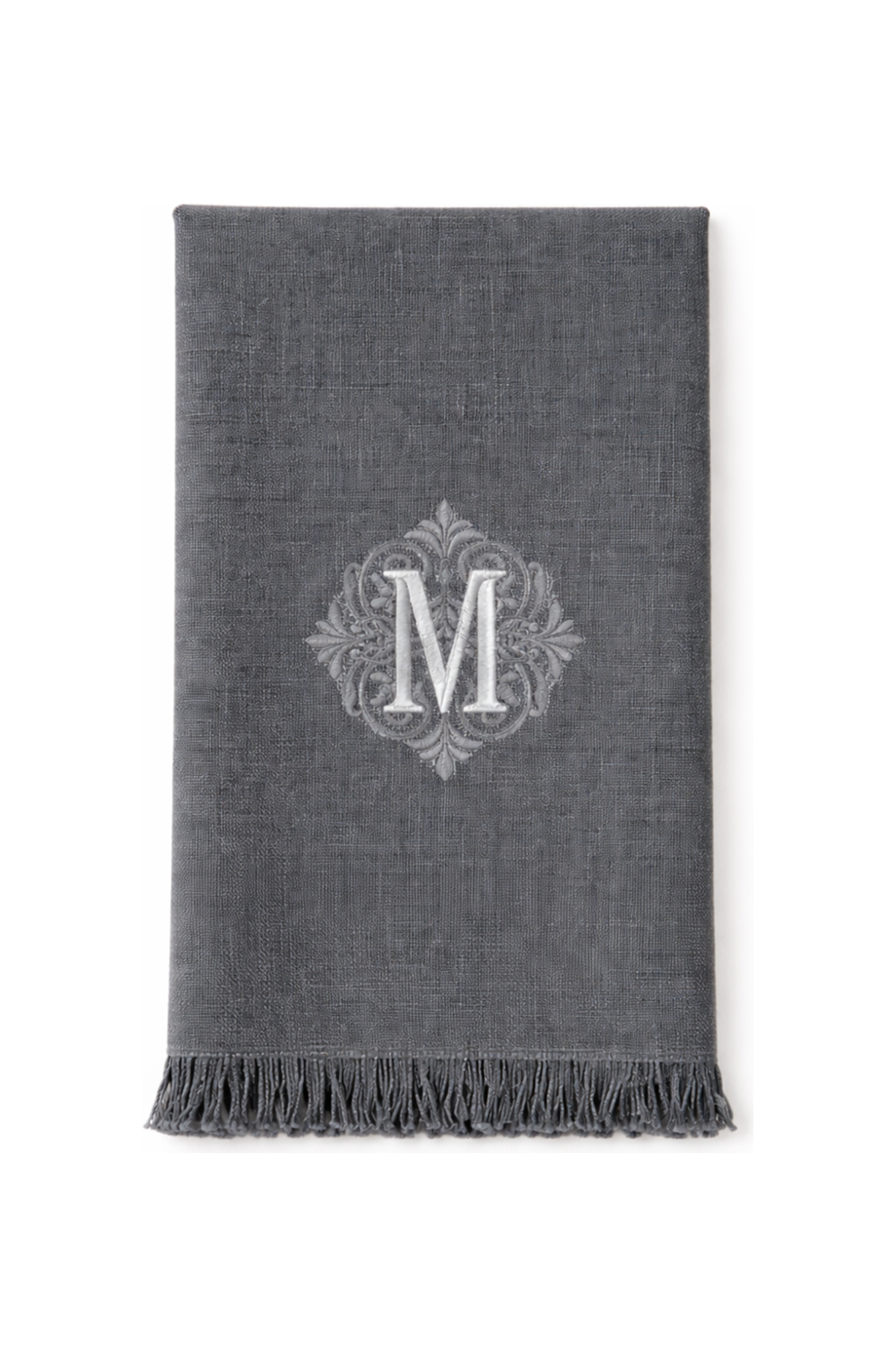 Solid Color Fringe Slubbed Weave Tea Towels
